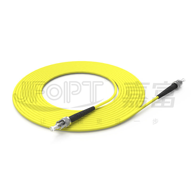 Cordón de remiendo de la fibra óptica del solo modo LSZH del ST del ST OS2 G652D G657A1 G657A2