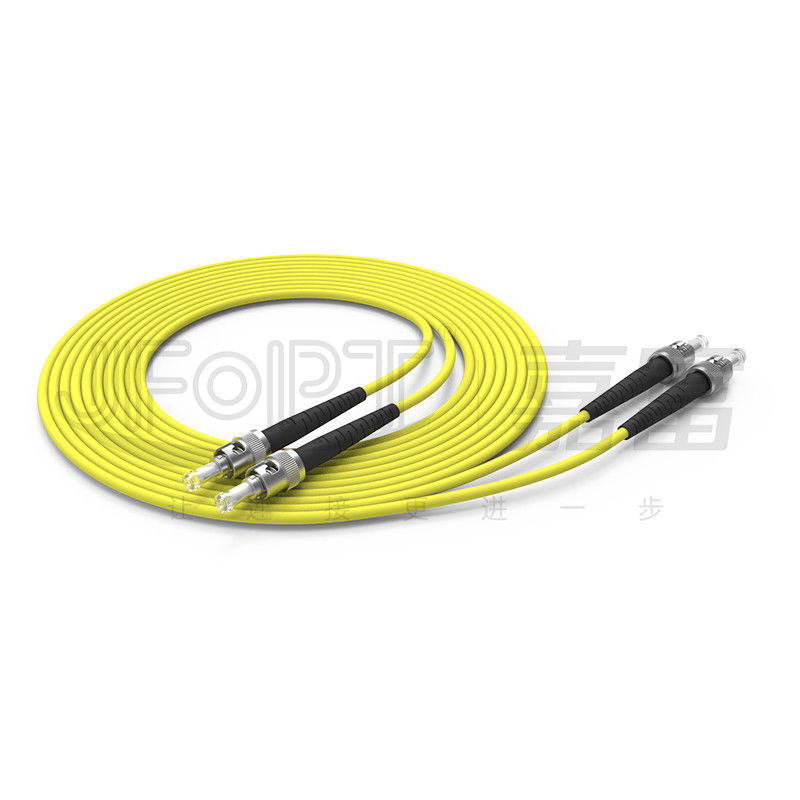 Cordón de remiendo de la fibra óptica del solo modo LSZH del ST del ST OS2 G652D G657A1 G657A2