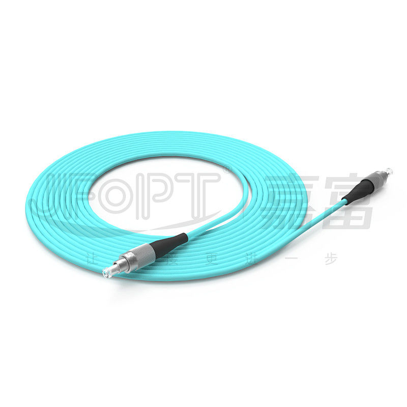 Chaqueta de PVC con varios modos de funcionamiento del cordón de remiendo de la fibra óptica de FC FC 50/125 LSZH OD 1.6m m 1.8m m 2.0m m 3.0m m 4.0m m