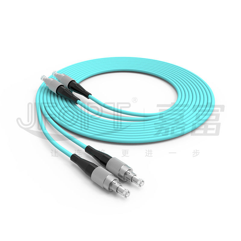 Chaqueta de PVC con varios modos de funcionamiento del cordón de remiendo de la fibra óptica de FC FC 50/125 LSZH OD 1.6m m 1.8m m 2.0m m 3.0m m 4.0m m
