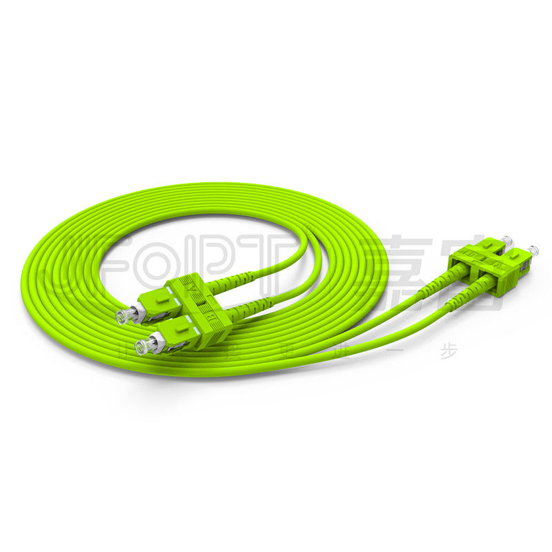SC/UPC - fibra con varios modos de funcionamiento a dos caras del cordón de remiendo de SC/UPC OM1 OM2 OM3 OM4 OM5 YOFC Corning