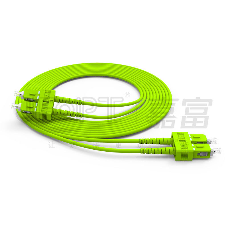 SC/UPC - fibra con varios modos de funcionamiento a dos caras del cordón de remiendo de SC/UPC OM1 OM2 OM3 OM4 OM5 YOFC Corning