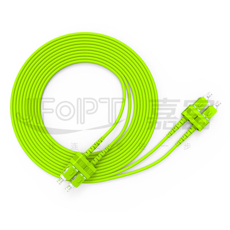 SC/UPC - fibra con varios modos de funcionamiento a dos caras del cordón de remiendo de SC/UPC OM1 OM2 OM3 OM4 OM5 YOFC Corning