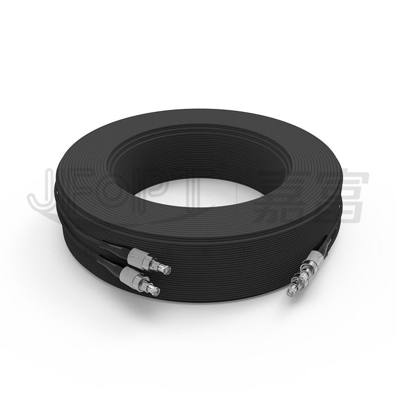 El cordón de remiendo de la fibra óptica del desbloqueo 2.0*3.0m m 2 corazones 4 quita el corazón al cable de descenso de LSZH FTTH