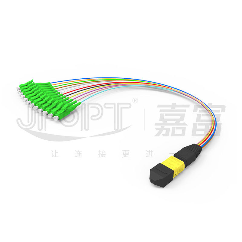 MTP-12 * rama de la bifurcación de la base OS2 G657A1 G657A2 0.9m m del puente 12 de la fibra óptica del LC