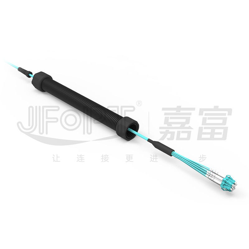 El desmontaje rápido impermeable pre terminó el cable de fribra óptica con el PA acanaló la rama desigual del tubo