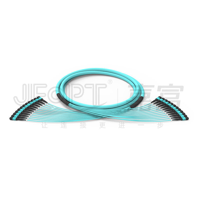 288 tronco con varios modos de funcionamiento de la fibra óptica de la PC del cable OFNR OFNP MPO de la unidad OM3-300 Mpo del submarino de los corazones 12