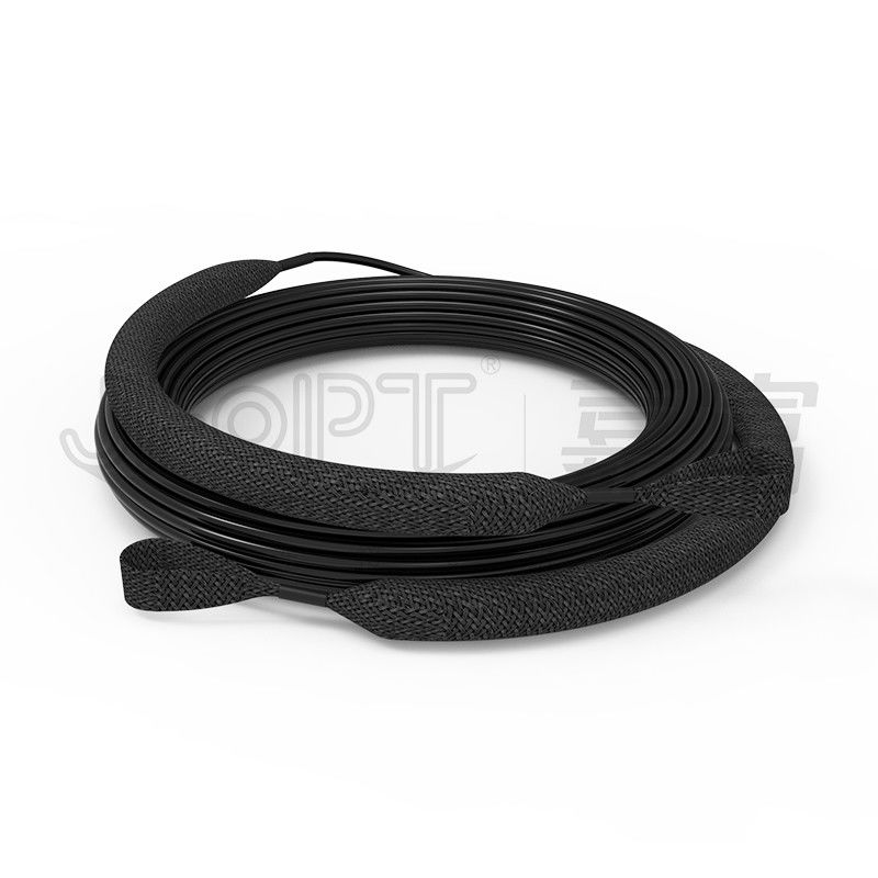 Mini Cable 12 quita el corazón al cable de fribra óptica pre terminado con la rama con varios modos de funcionamiento de la violeta OM4 los 0.5m de los conectores del LC UPC
