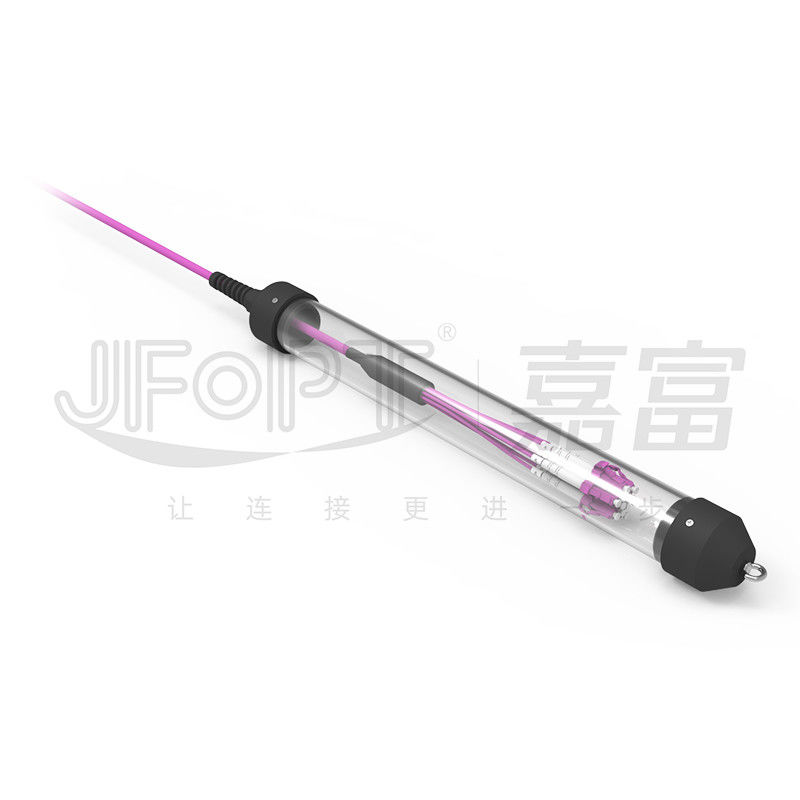 Mini Cable 12 quita el corazón al cable de fribra óptica pre terminado con la rama con varios modos de funcionamiento de la violeta OM4 los 0.5m de los conectores del LC UPC