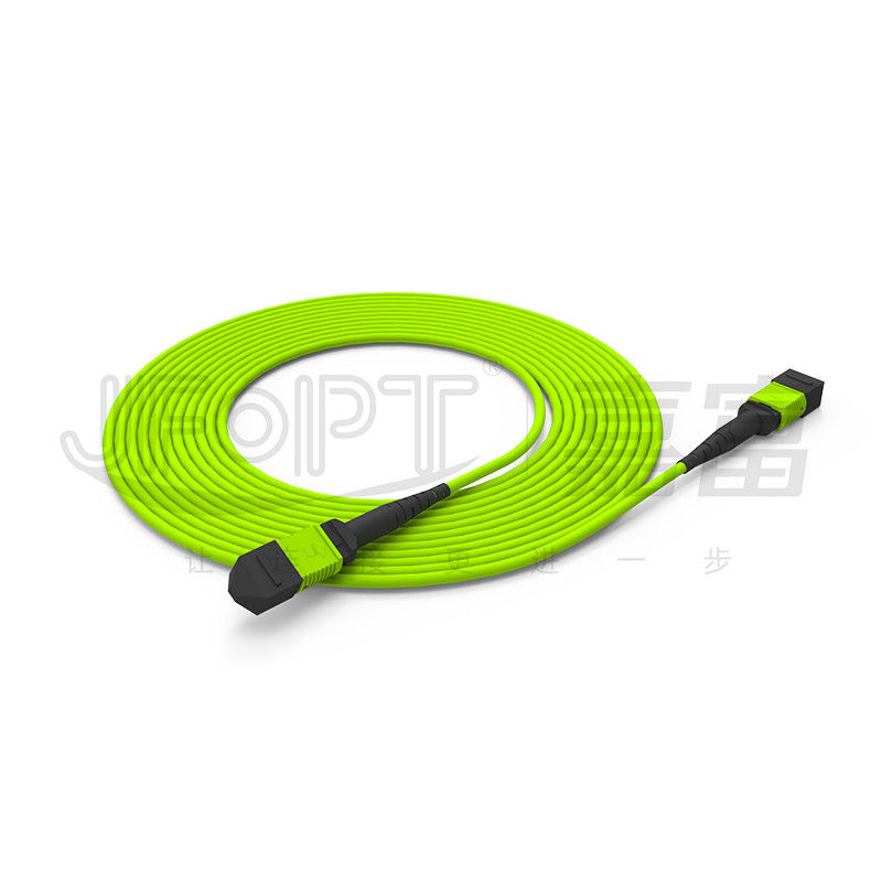Fibras acorazadas Mini Cable acorazado OM3 OM4 OM5 del cable 12 del tronco de MPO
