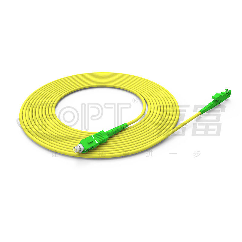 Cordón de remiendo híbrido de pequeñas pérdidas de la fibra óptica E2000 - cordón de remiendo del ST UPC APC del SC FC del LC