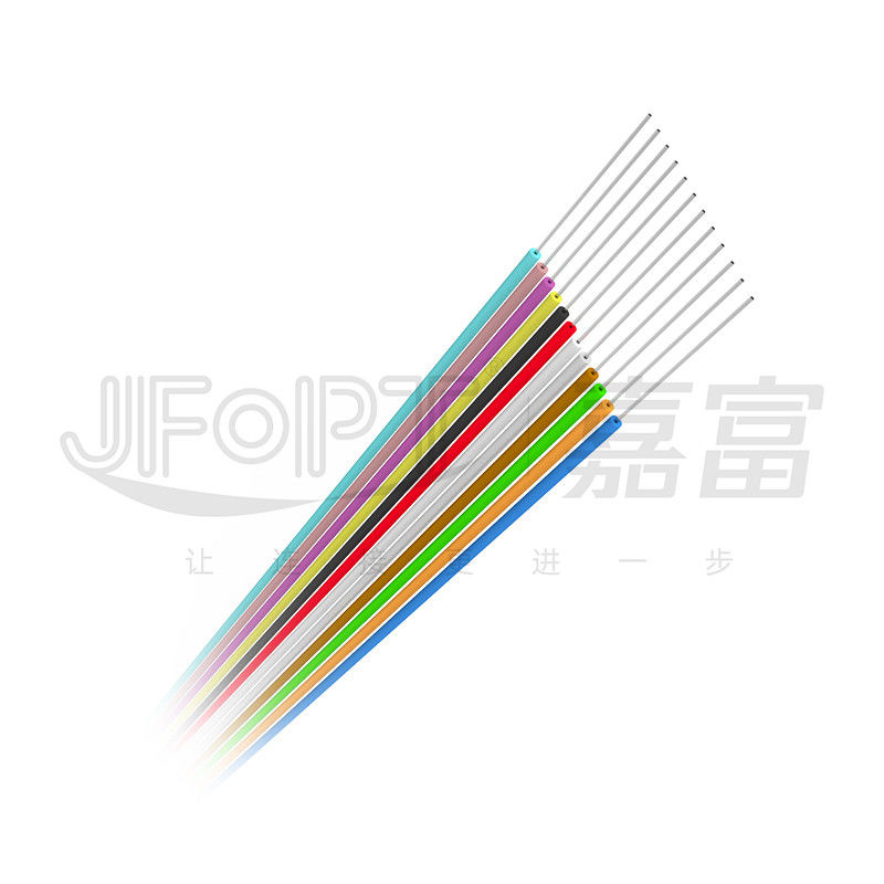 Modo protegido 0.6m m apretado de la fibra del cable de fribra óptica 0.9m m del PVC LSZH Hytrel solo/con varios modos de funcionamiento interiores