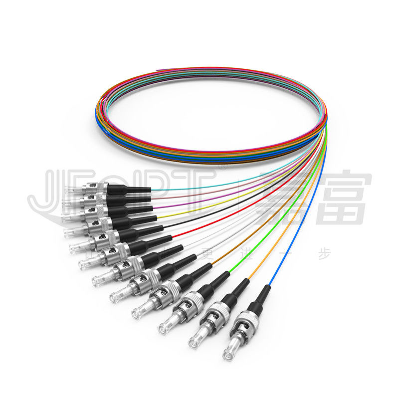Modo protegido 0.6m m apretado de la fibra del cable de fribra óptica 0.9m m del PVC LSZH Hytrel solo/con varios modos de funcionamiento interiores