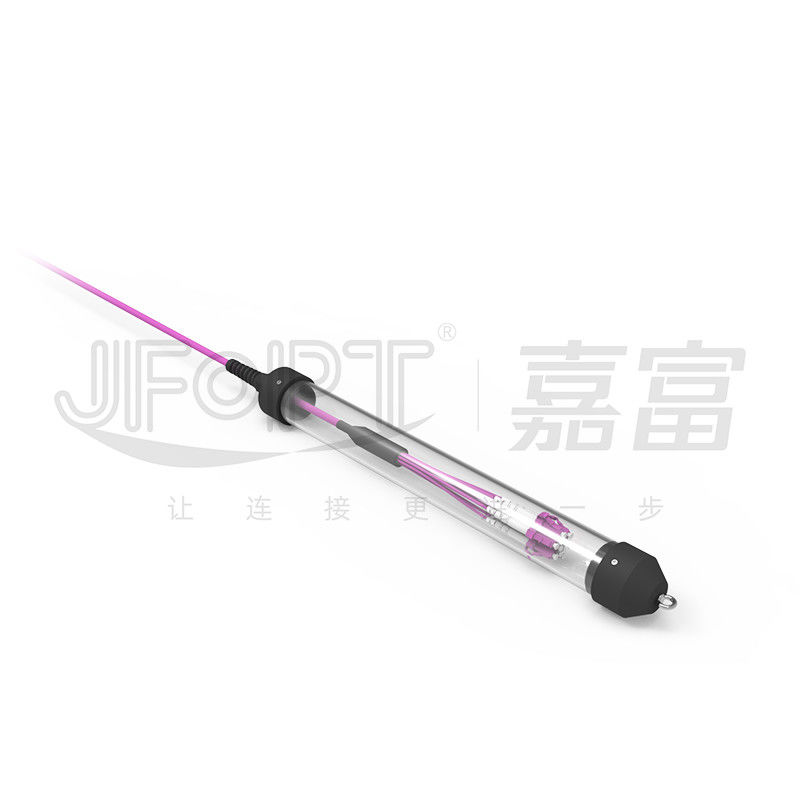 Cordón de remiendo acorazado del cable de fribra óptica acorazado interior de MPO MTP 3.0m m 3.5m m 4.0m m