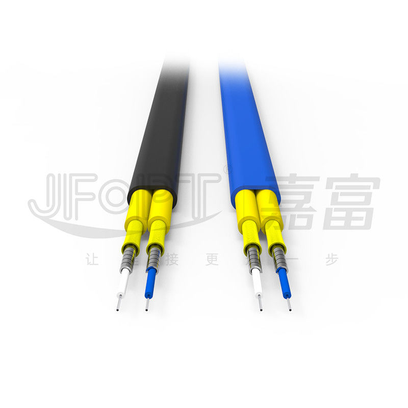 Cable acorazado del submarino del cable de fribra óptica 3.0m m de Dual Core acorazado con el tubo espiral