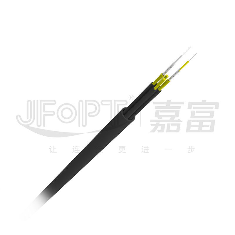 Cable táctico de Ofc de las solas fibras tácticas acorazadas del cable de fribra óptica 2-4 adaptable