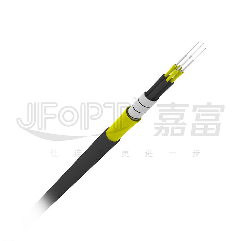 Cable acorazado del cable de fribra óptica táctico multi FTTA de la fibra para BBU pre terminado RRU