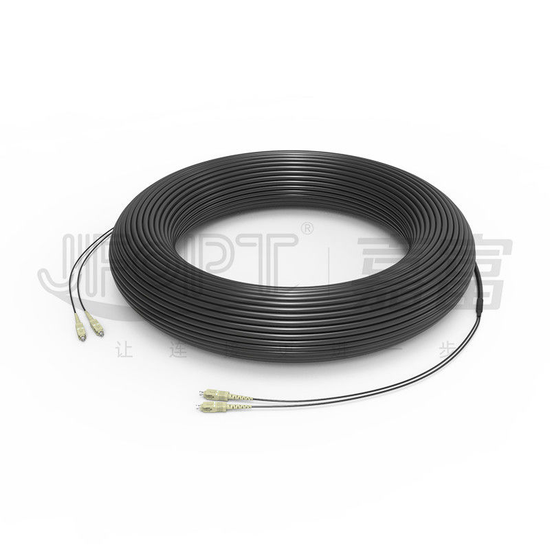Cable acorazado del cable de fribra óptica táctico multi FTTA de la fibra para BBU pre terminado RRU