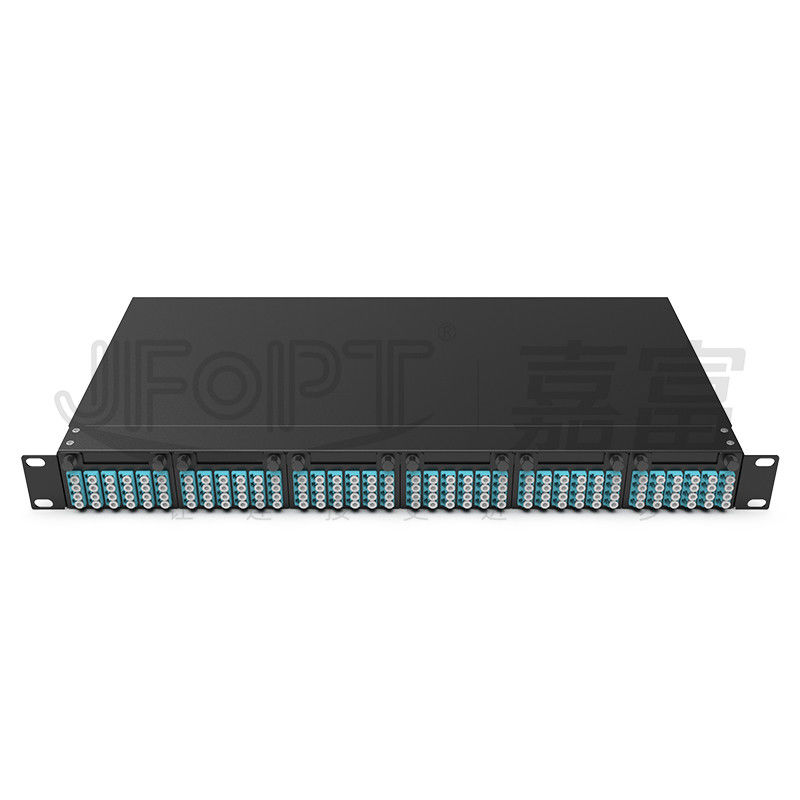 Los casetes del panel de remiendo de fibra del soporte de estante 6pcs MPO con los corazones 1pc 24 o 2pcs 12 quitan el corazón al cable de MPO-LC
