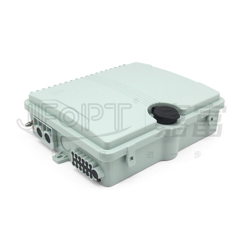 La caja de distribución de la fibra de 12 bases 2 en 12 fuera de doble de la PC del ABS IP66 echó a un lado Tray Splitter Distribution Box