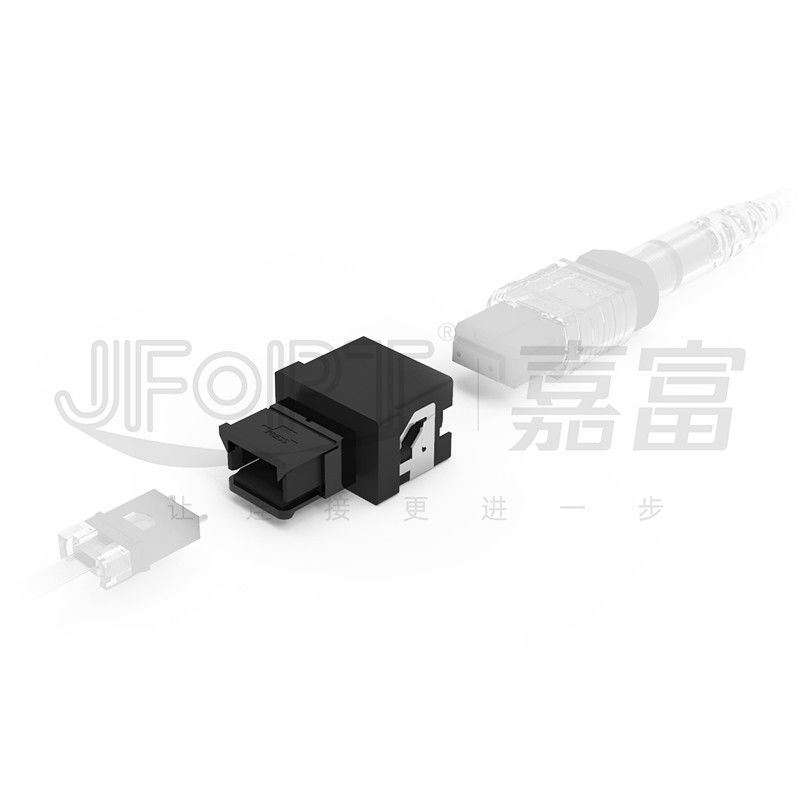 La virola desnuda del adaptador de la fibra óptica de MPO-MT que probaba semi acabó el adaptador del muelle del conector de MPO
