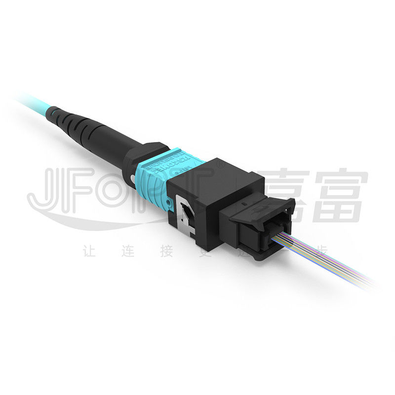 La virola desnuda del adaptador de la fibra óptica de MPO-MT que probaba semi acabó el adaptador del muelle del conector de MPO