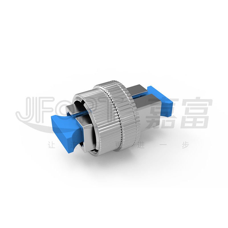 Tipo ensanchado SC variable FC del LC del atenuador de la fibra que da vuelta al tornillo ajustable 0-30dB