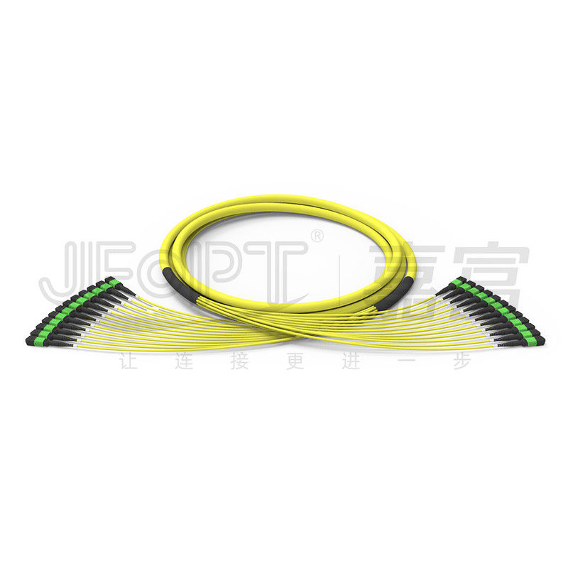 144 rama desigual de los conectores 24 de las unidades MPO del cable 12 del tronco de los corazones MPO