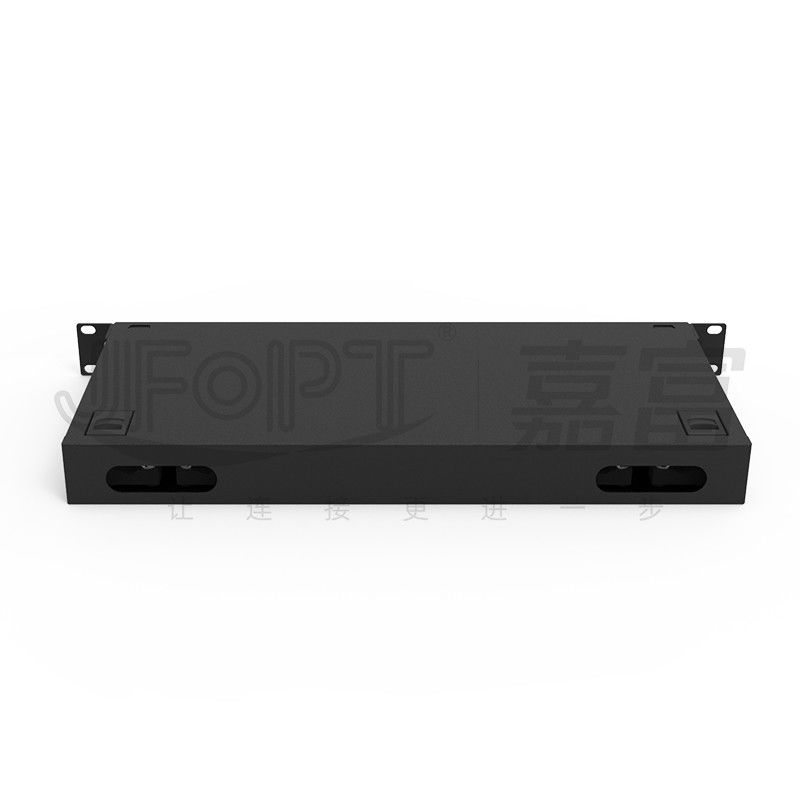 el panel de remiendo portuario del soporte de estante del panel de remiendo de 1U ToolLess 24 LC duplica 48 fibras