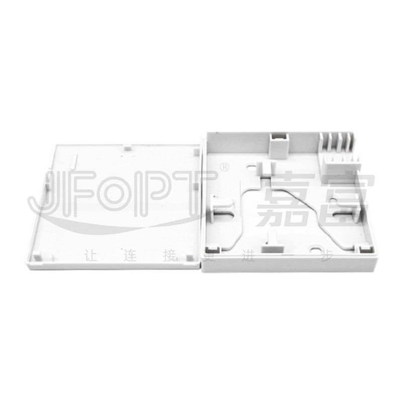 El montaje inferior 1 de la caja de la terminación del cable de fribra óptica 86*86 quita el corazón a la caja plástica del acceso