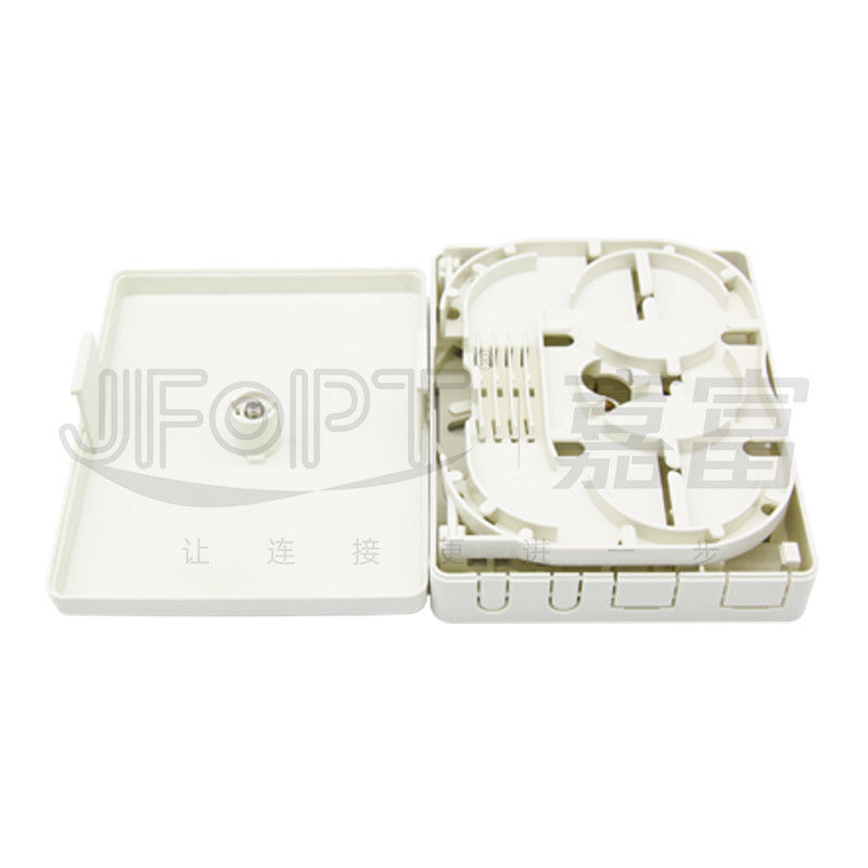Fijación de tornillo plástica de la caja terminal de 2 de la base ABS de la PC caja que empalma de 4 fibras