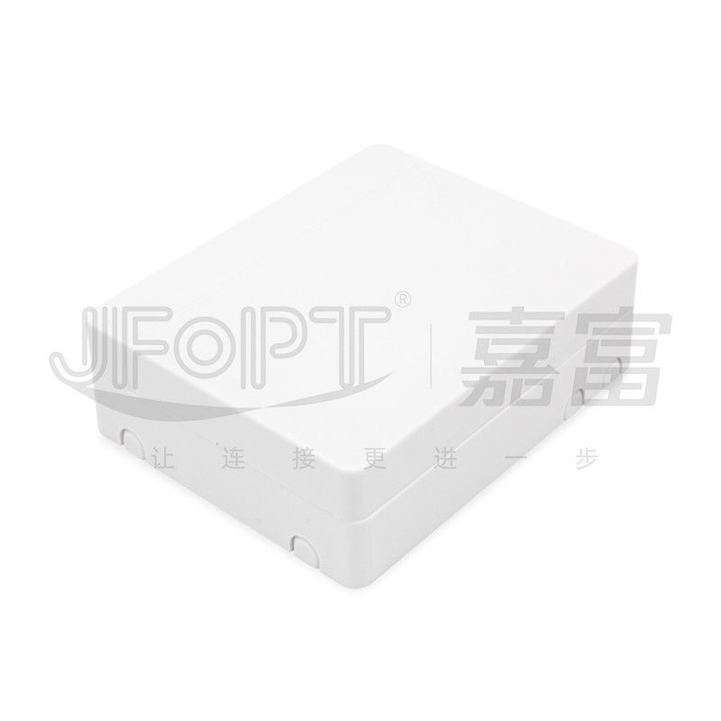 4 adaptadores plásticos del SC de Flangeless de la caja de la terminación de la fibra óptica de la base con 2 puertos del cable