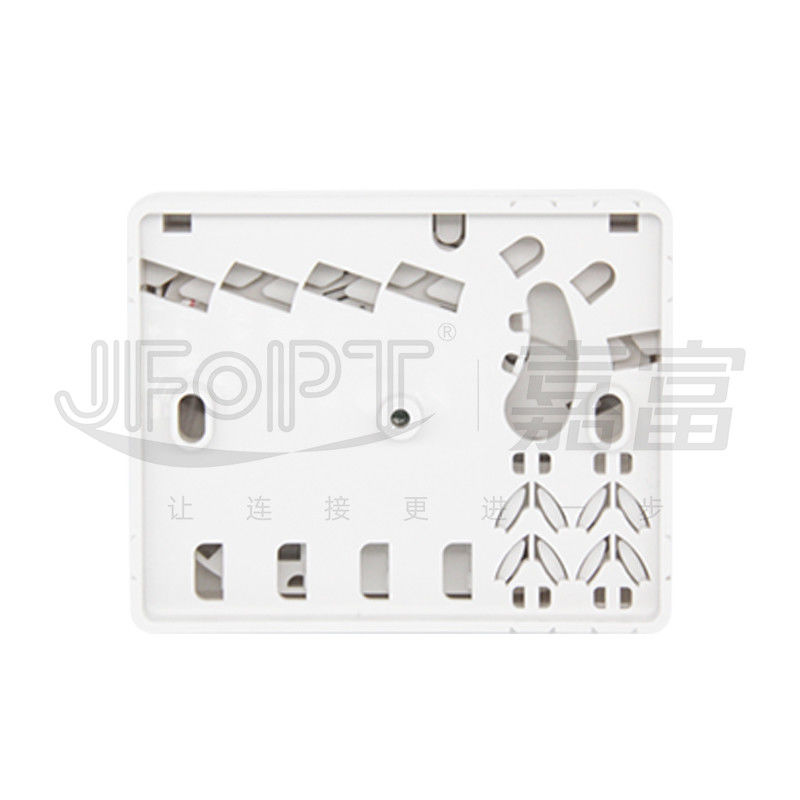 4 adaptadores plásticos del SC de Flangeless de la caja de la terminación de la fibra óptica de la base con 2 puertos del cable