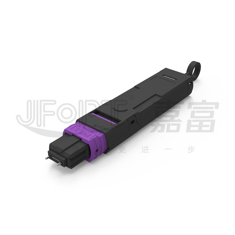 Adaptador del Loopback de la fibra óptica del canal de la base 6 del cable 12 del remiendo del solo modo MTP