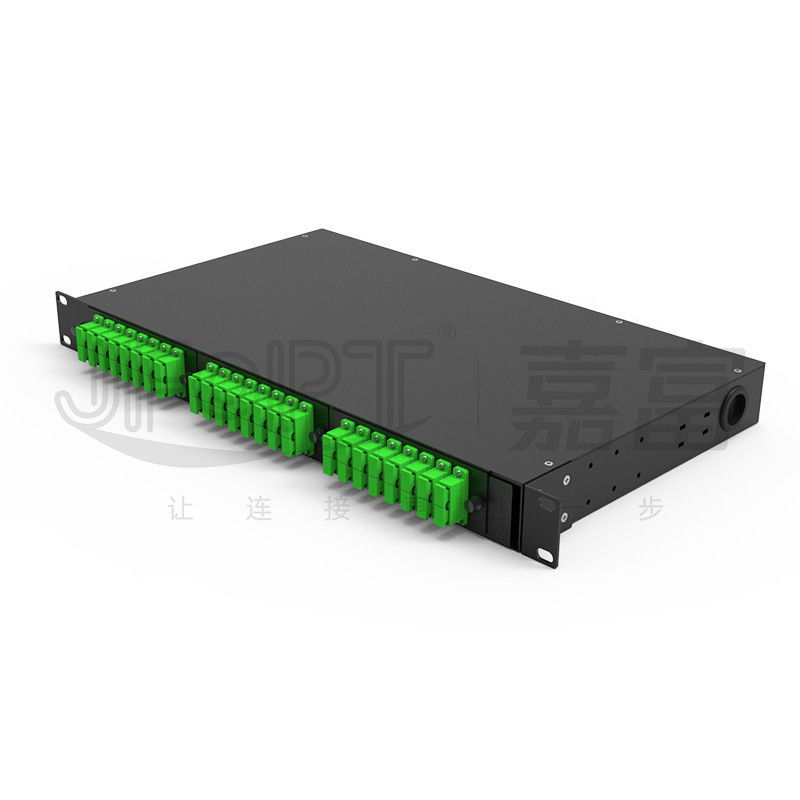 El panel de remiendo giratorio del SC del duplex de la abertura 1U 48 quita el corazón a las coletas unimodales G657A1