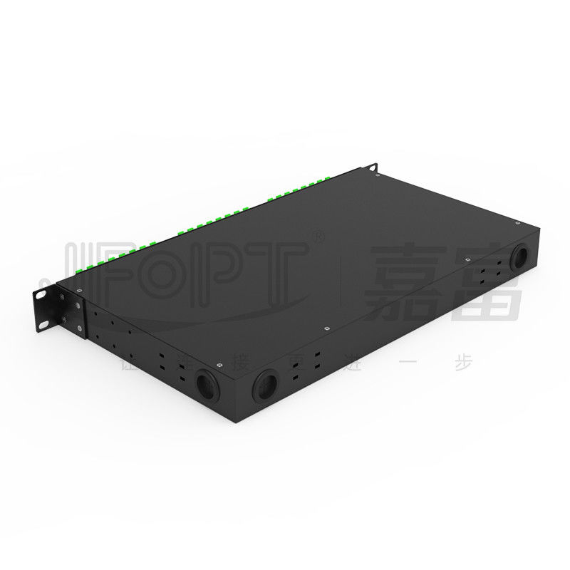 El panel de remiendo giratorio del SC del duplex de la abertura 1U 48 quita el corazón a las coletas unimodales G657A1