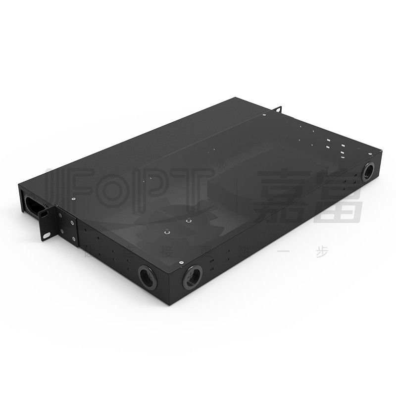 El panel de remiendo fijo del solo modo del SC DX de la base de la caja de distribución de la fibra 1U 48