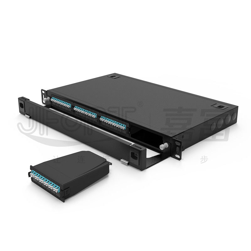 El panel de remiendo de la caja 1U del módulo corazones del LC DX 24 de 19 pulgadas * 4