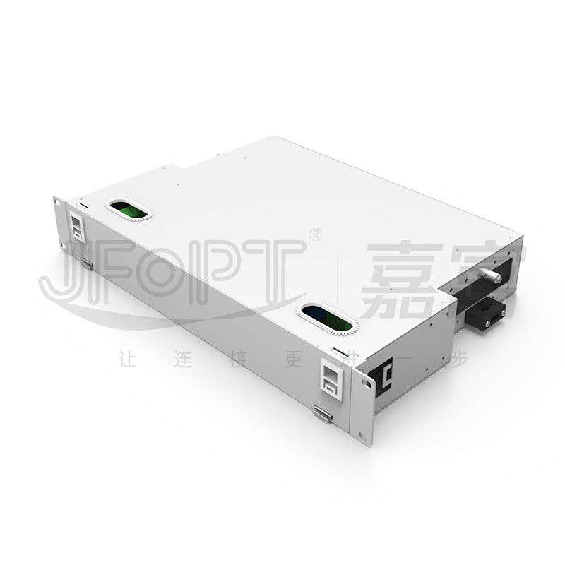 1.6U 24 marco de distribución óptico de la base SC/FC ODF óptico con las coletas de G652D
