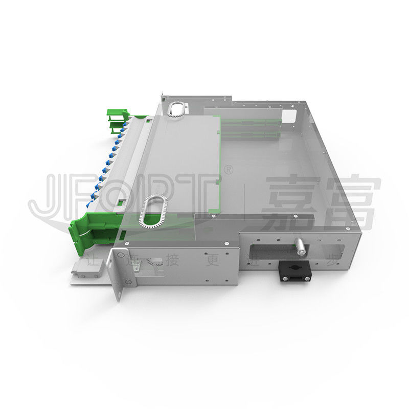 1.6U 24 marco de distribución óptico de la base SC/FC ODF óptico con las coletas de G652D