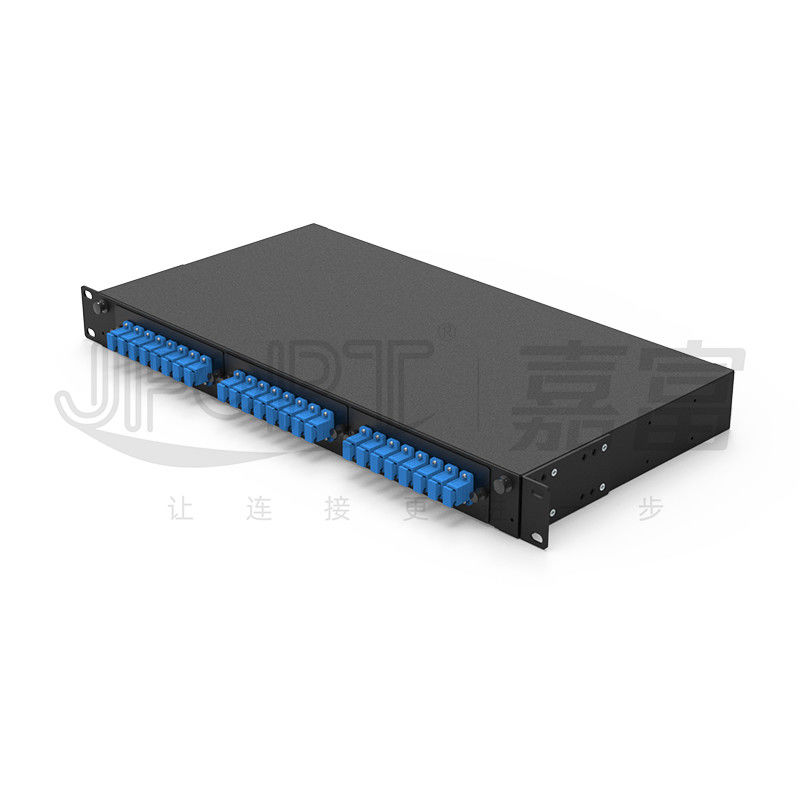 Adaptador 3 que resbala la caja de distribución de la fibra del panel de remiendo con 24 coletas de SC/UPC G652D LSZH
