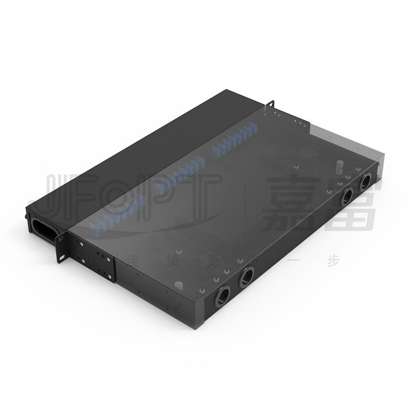 Adaptador 3 que resbala la caja de distribución de la fibra del panel de remiendo con 24 coletas de SC/UPC G652D LSZH