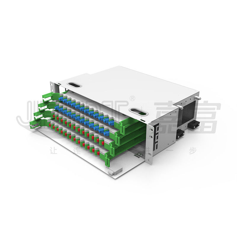3U 48 marco de distribución de la fibra óptica del SC SX y de FC SX de la base ODF