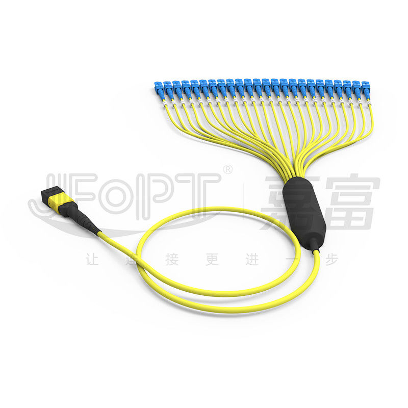 Cable del desbloqueo de Mini Round Cable 3.0m m 24-Core MPO del solo modo G657A1/A2 de MPO/APC-SC 3,0 (SM)