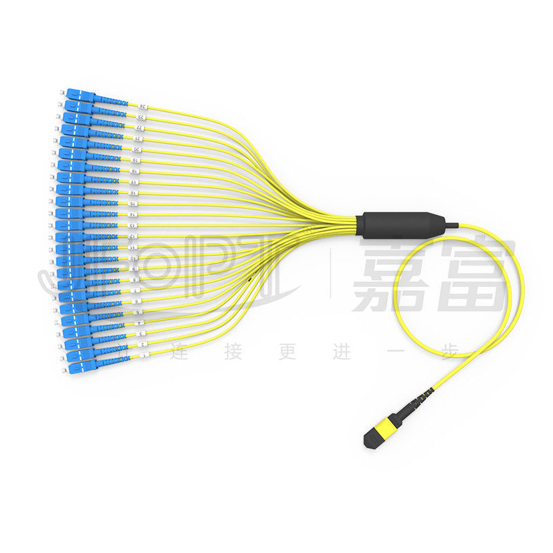 Cable del desbloqueo de Mini Round Cable 3.0m m 24-Core MPO del solo modo G657A1/A2 de MPO/APC-SC 3,0 (SM)