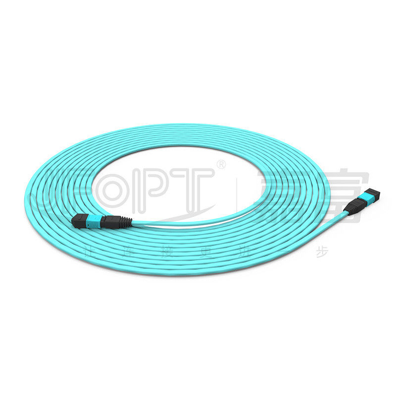 El cable del tronco retardante de llama multimodo de 12 núcleos 50/125 OFNR/OFNP