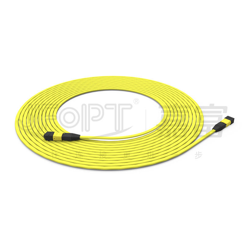 MTP-MTP 12 núcleos de modo único 9/125 G657A1/A2 tipo de cinta de cable de tronco