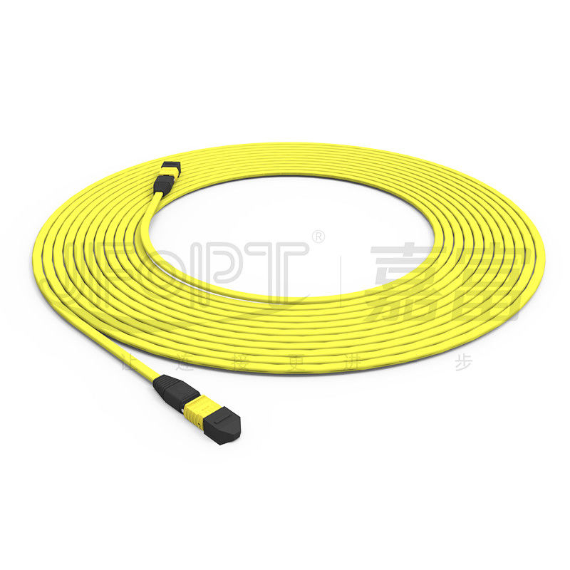 MTP-MTP 12 núcleos de modo único 9/125 G657A1/A2 tipo de cinta de cable de tronco