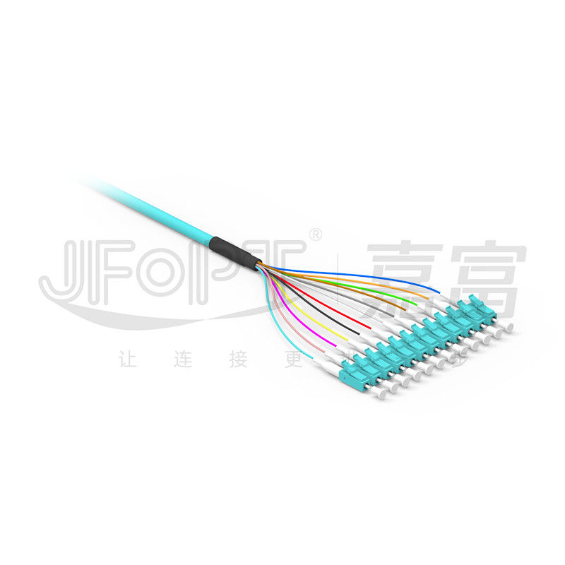 LC/UPC-LC/UPC cordón de parche 12-96 núcleos G652D/G657A1/G657A2 con amortiguador ajustado con kit de extracción de ojos