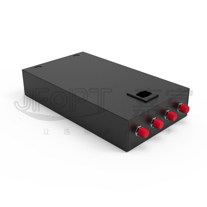 Caja de terminación de fibra óptica de tipo de llave de 4 núcleos SC/LC/FC/ST de baja pérdida de grado de telecomunicaciones